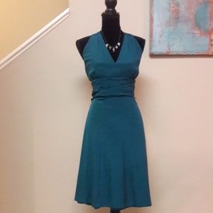 Ann Taylor/ Silk/ Sleeveless/ Fit & Flare Dress
